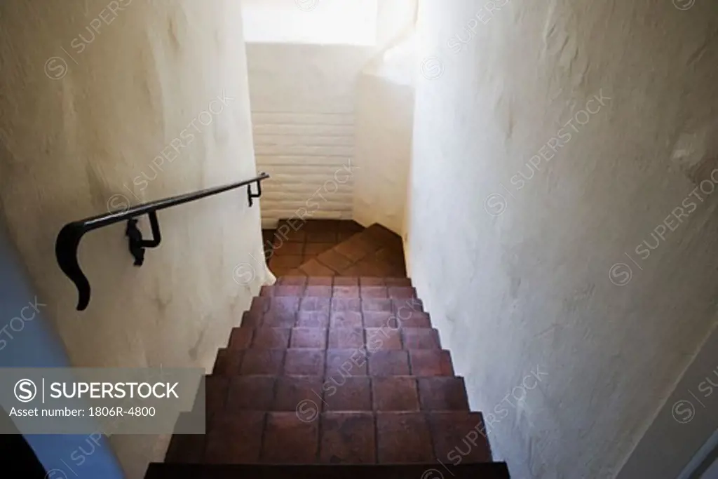 Spanish Style Terra Cotta Stairway