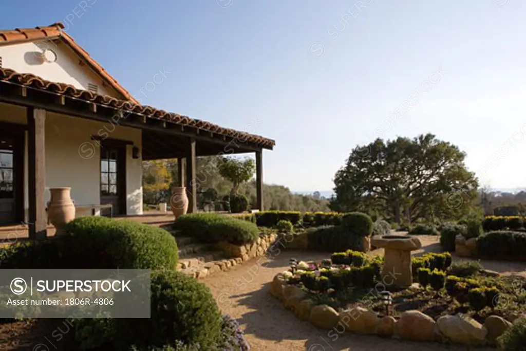 Spanish Style Exterior and Landscape