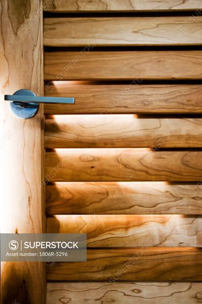 Modern Wood Shutter Door