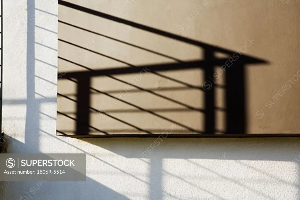 Graphic Shadows from Railing