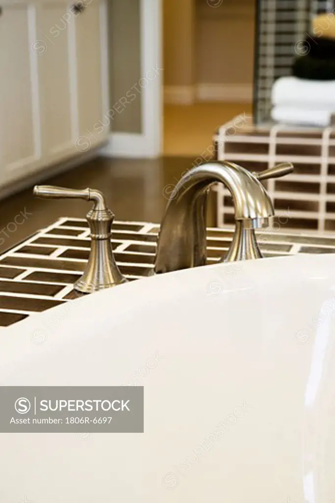 Detail of faucet and sink.
