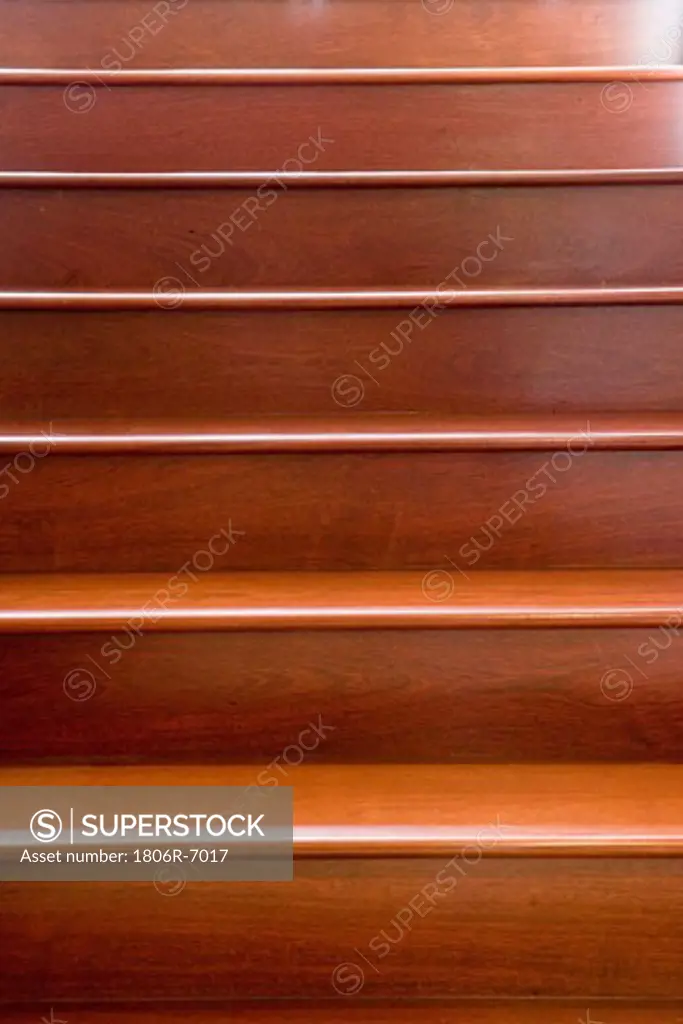 Detail of wooden steps.