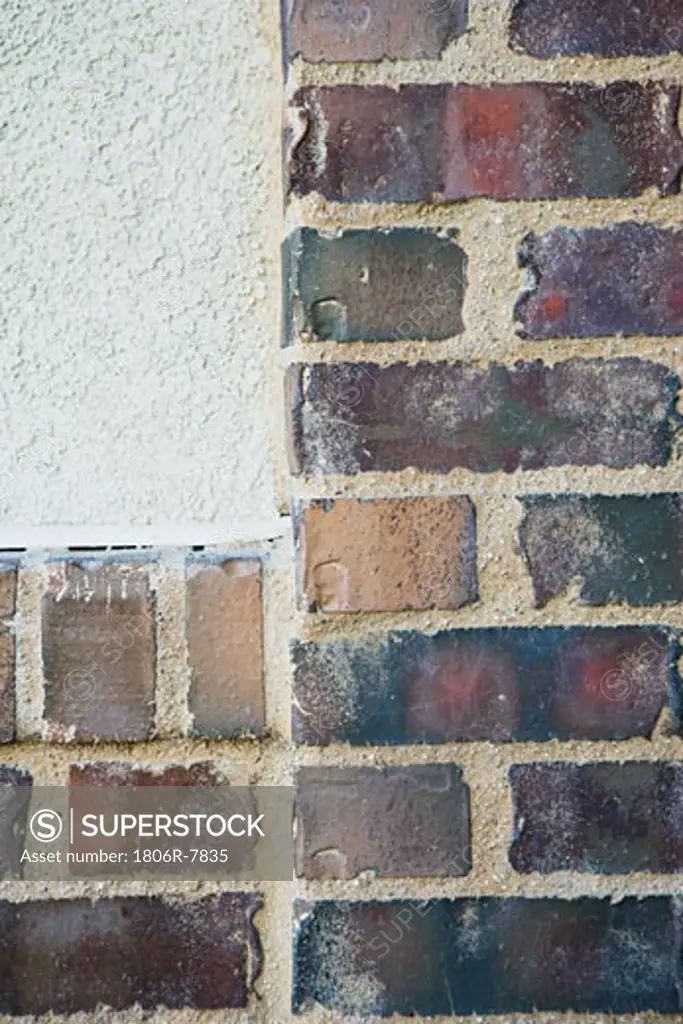 Detail brick wall