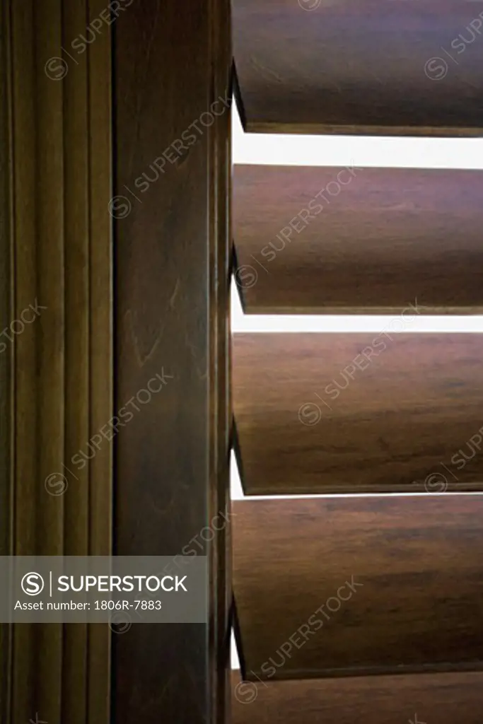 Wooden plantation style blinds