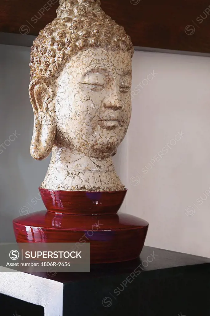 Buddha head statue