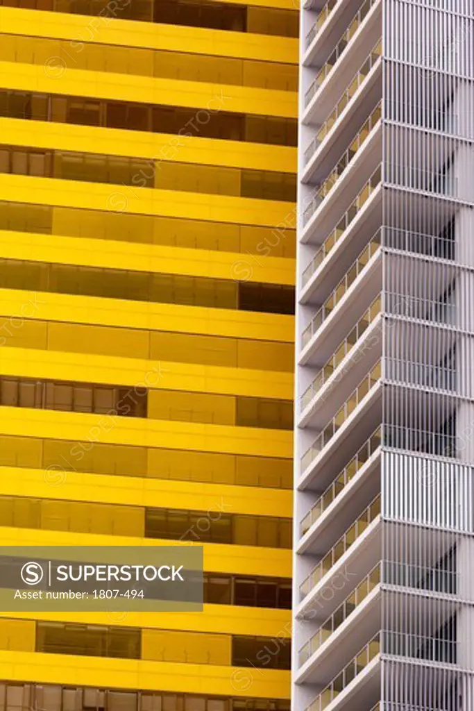 Australia, Queensland, Gold Cost, Ultramodern buildings facade