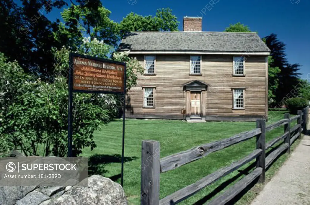 John and John Quincy Adams' BirthplaceQuincyMassachusettsUSA
