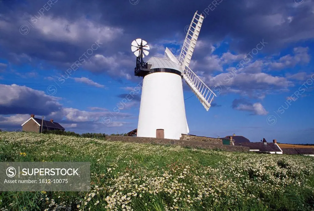 Ballycopeland Windmill, Millisle, County Down, Northern Ireland, Historic Irish windmill