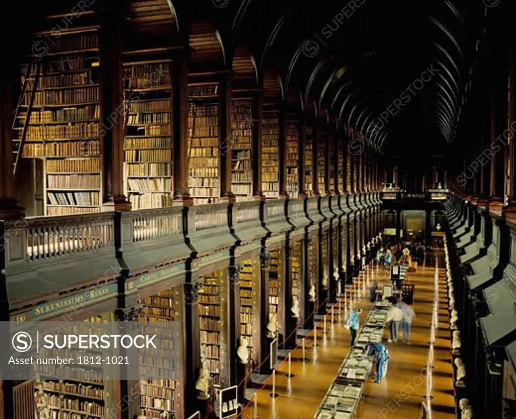 Long Room Library, Trinity College, Dublin, Ireland