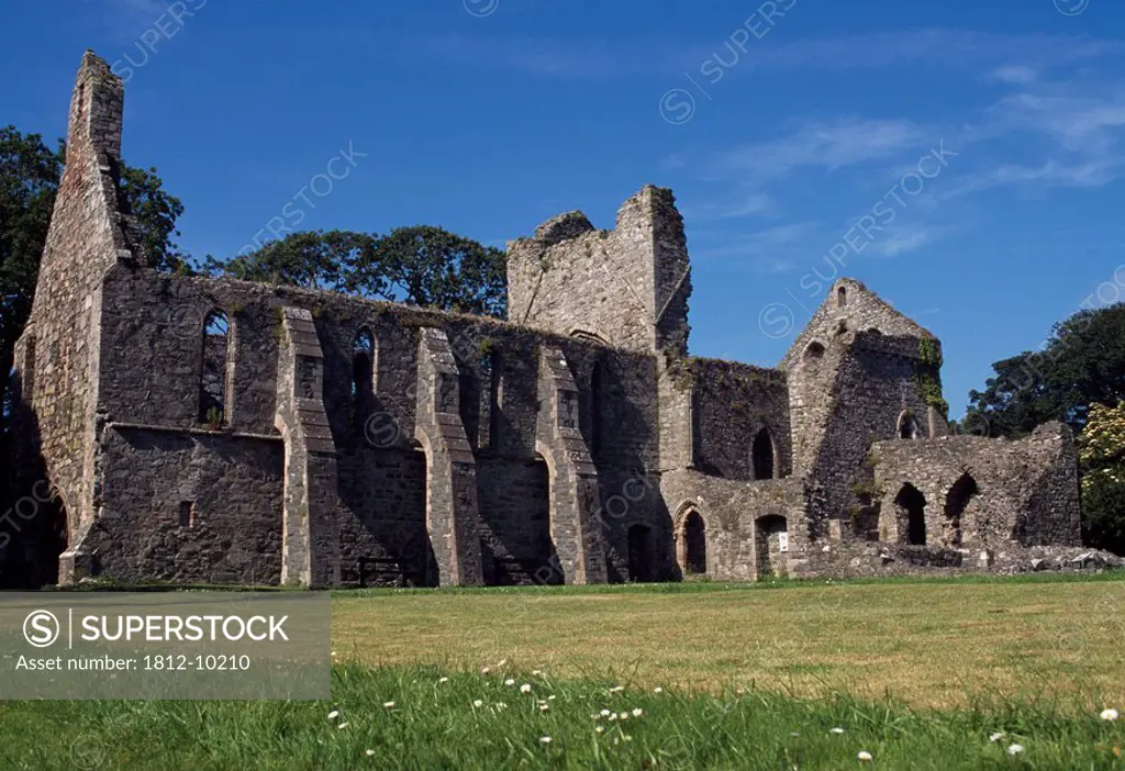 Grey Abbey, Co Down, Ireland, 12th Century Cistercian abbey