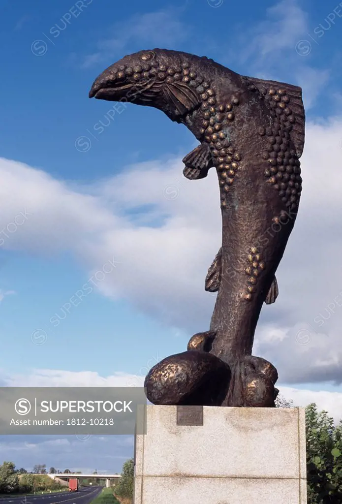 Co Cork, Ireland, Statue of a fish