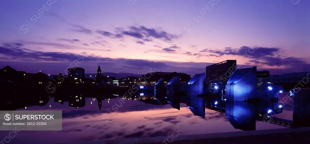 Belfast, Night Time View,