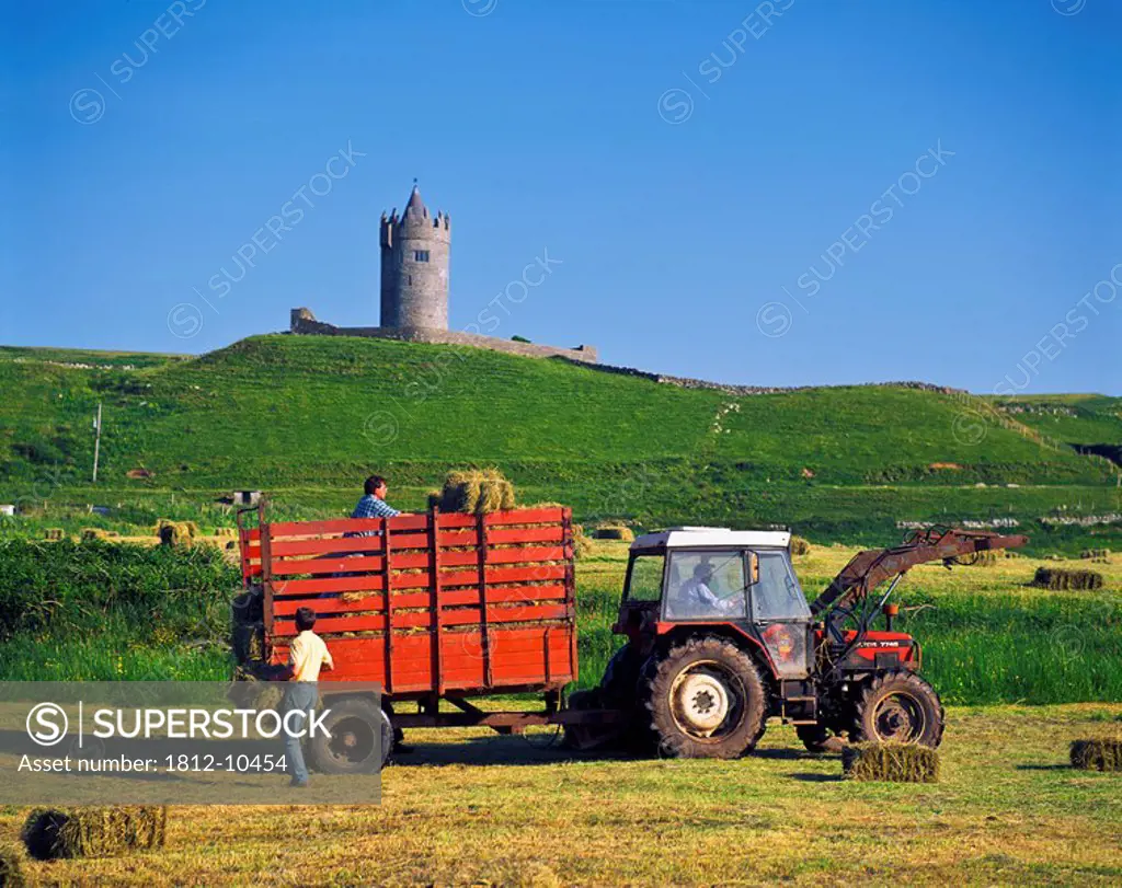 Haymaking, Ballynalacken, Castle Co Clare,