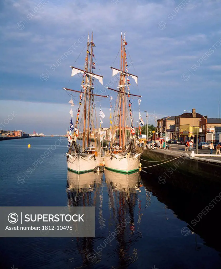 Dublin City, River Liffey, Tall Ships,