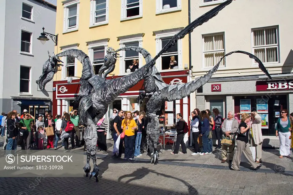 Street performers in Spraoi Festival, Waterford, County Waterford, Ireland