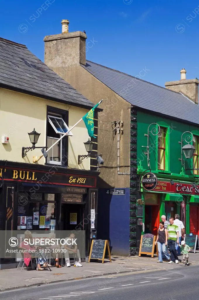 Exterior of pub in Bundoran, County Donegal, Ireland