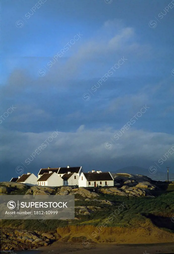 Holiday cottages, Cruit Island, County Donegal, Ireland