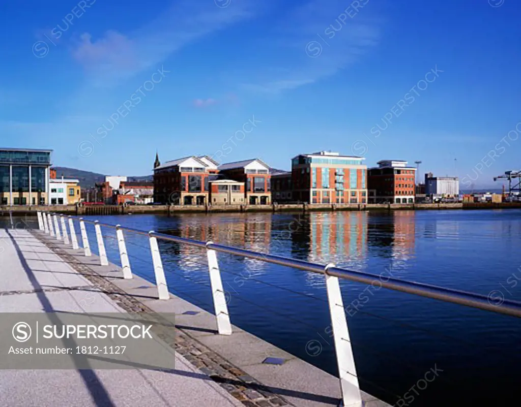 Clarendon Dock and the Odyssey complex, Belfast, Ireland