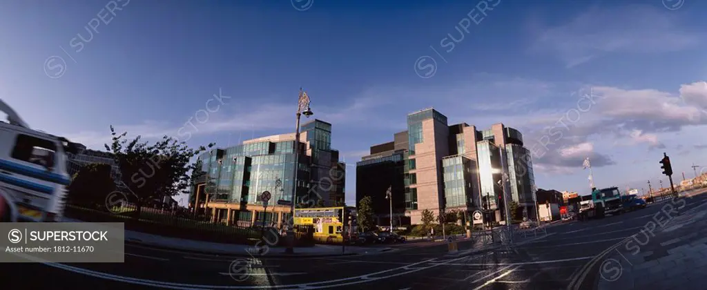 Dublin. Co Dublin,Ireland,Exterior View Of The International Financial Services Centre