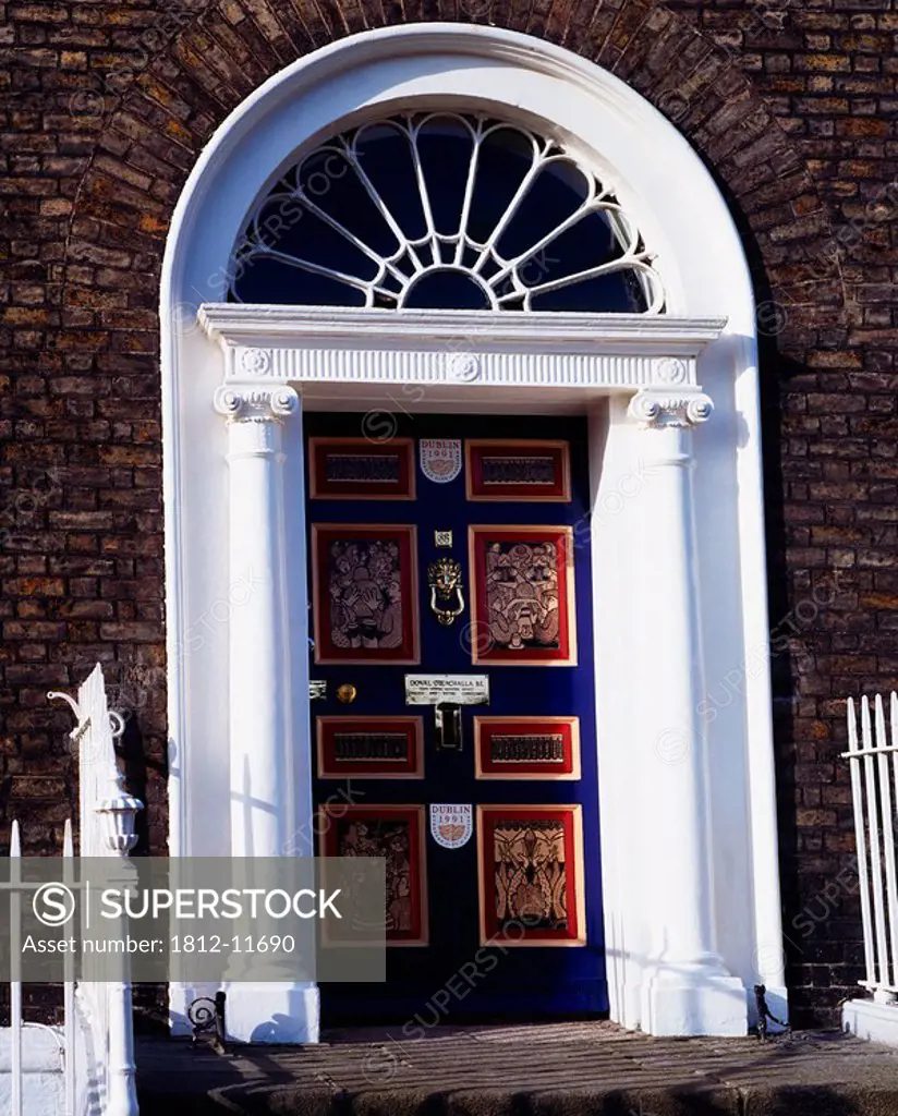 Georgian Door, Celebrating Year Of Culture, Dublin, Ireland