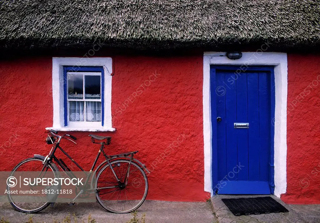 Askeaton, Co Limerick, Ireland, Bicycle In Front Of A House