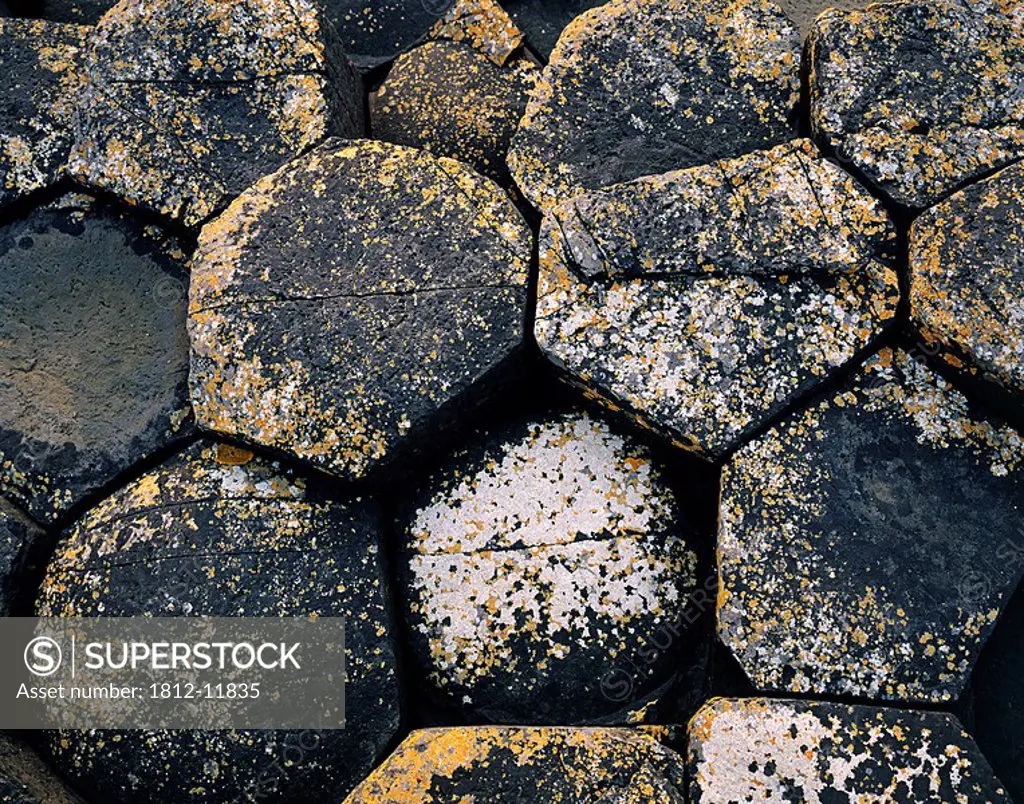 Close_Up Of Basaltic Rocks, Giant´s Causeway, County Antrim, Northern Ireland