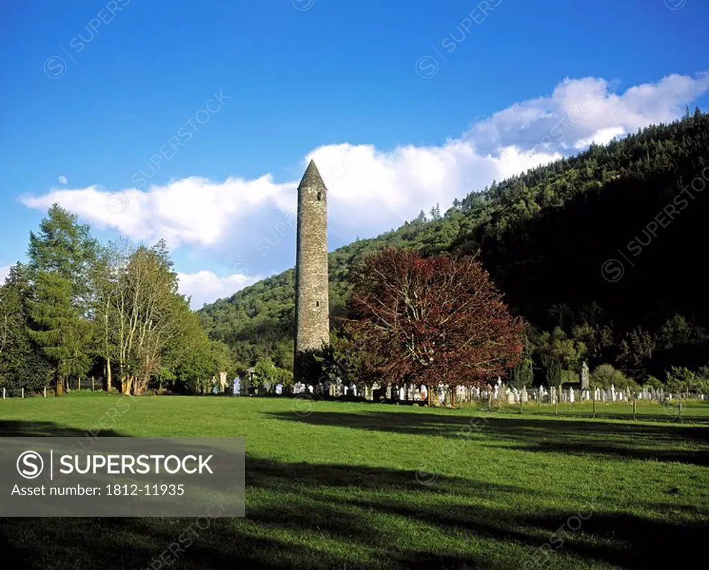 Round Tower, Glendalough, Co Wicklow, Ireland