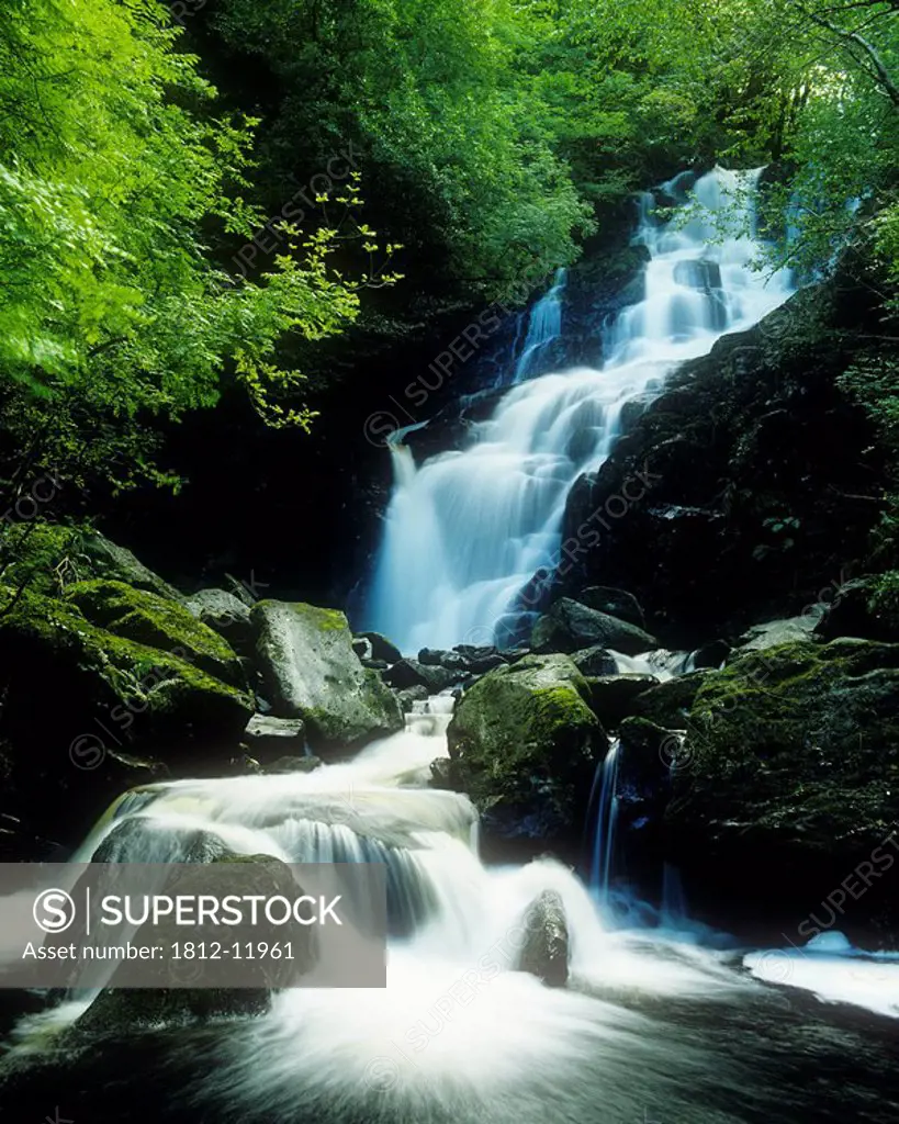 Waterfall In Killarney National Park, Ireland