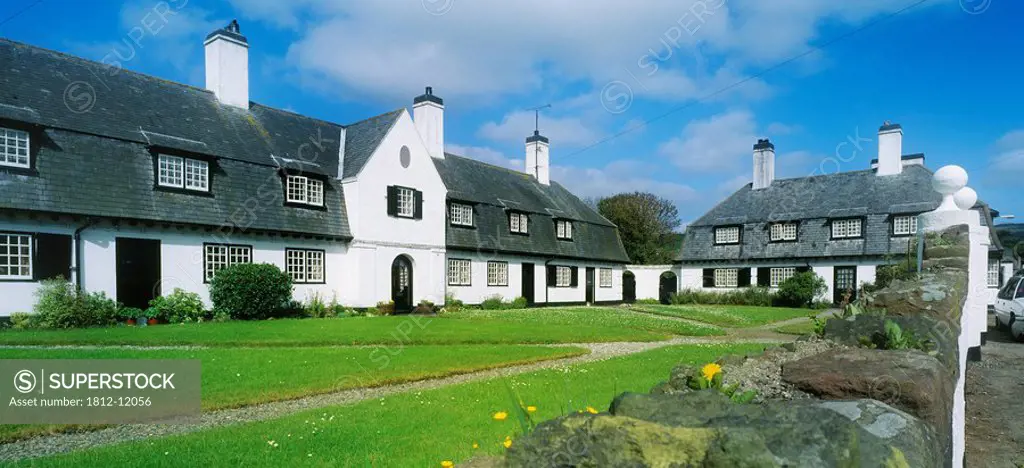 Lawn In Front Of A Cottage, Clough Williams_Ellis, Cushendun, County Antrim, Northern Ireland