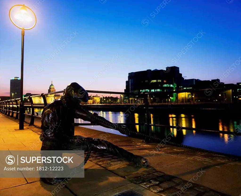 Dublin Sculpture, The Docker, City Quay, Dublin, Ireland