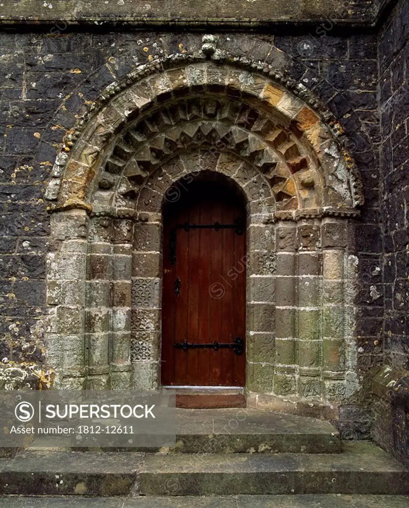 Romanesque Doorway, 12Th Century, St. Feithlimidh´s Cathedral, Co Cavan, Ireland