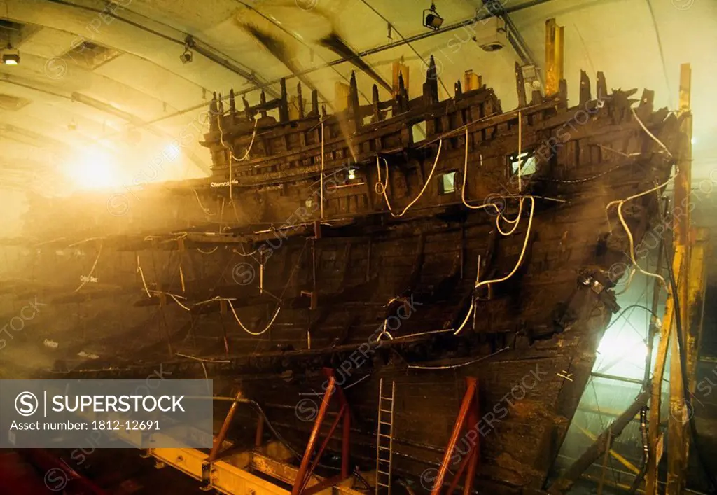Shipwreck Of The Mary Rose, Portsmouth, England, Shipwrecked In 1545 And Now On Display In The Portsmouth Historic Dockyard