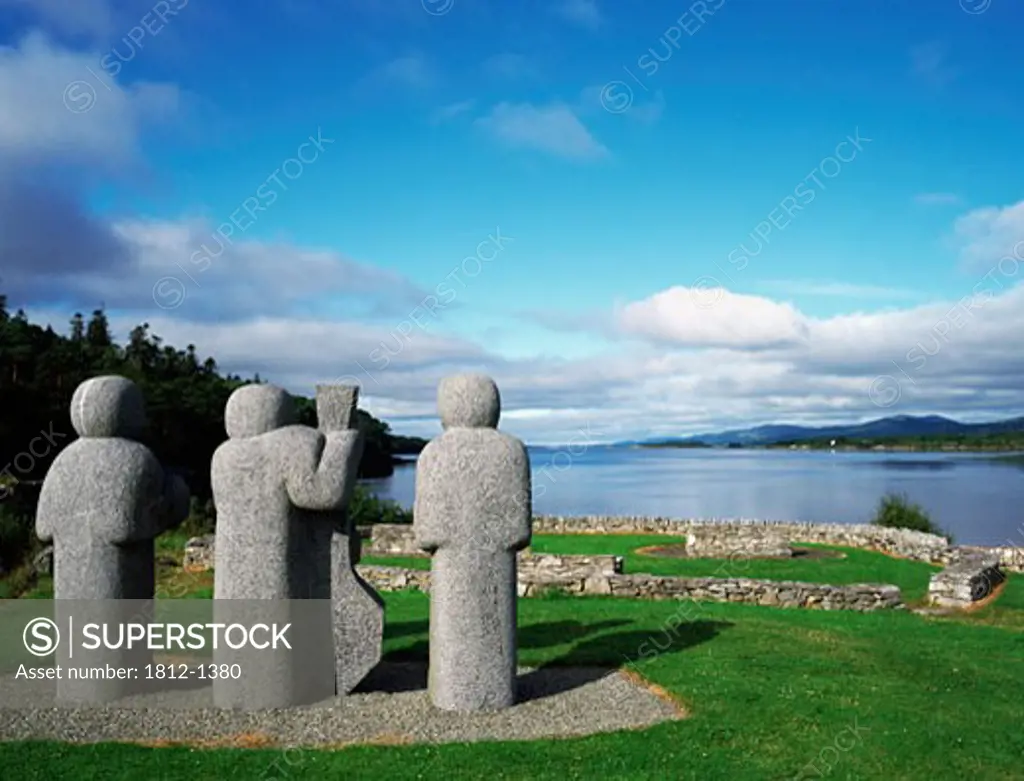 Statues of musicians, Kenmare, Co. Kerry, Ireland