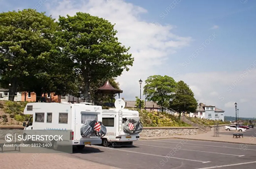 Camper Vans parked in Dungarvan, Co Waterford, Ireland