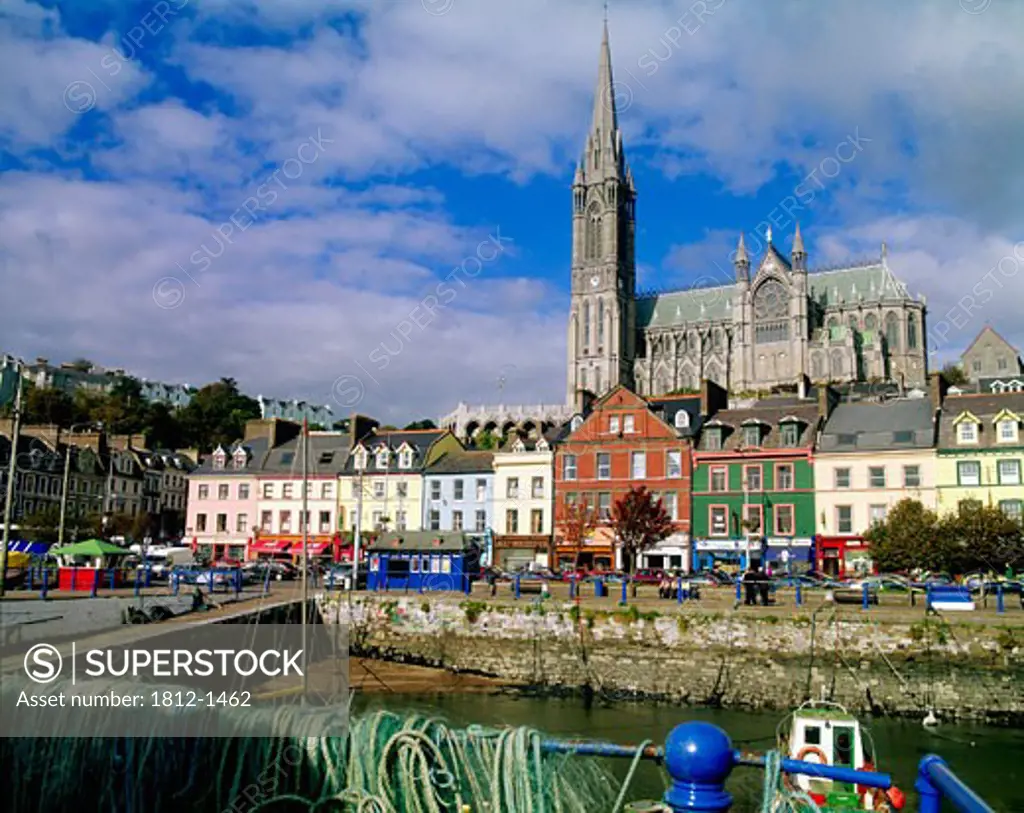 St Colmans Cathedral, Cork harbour, Cobh, Co Cork, Ireland