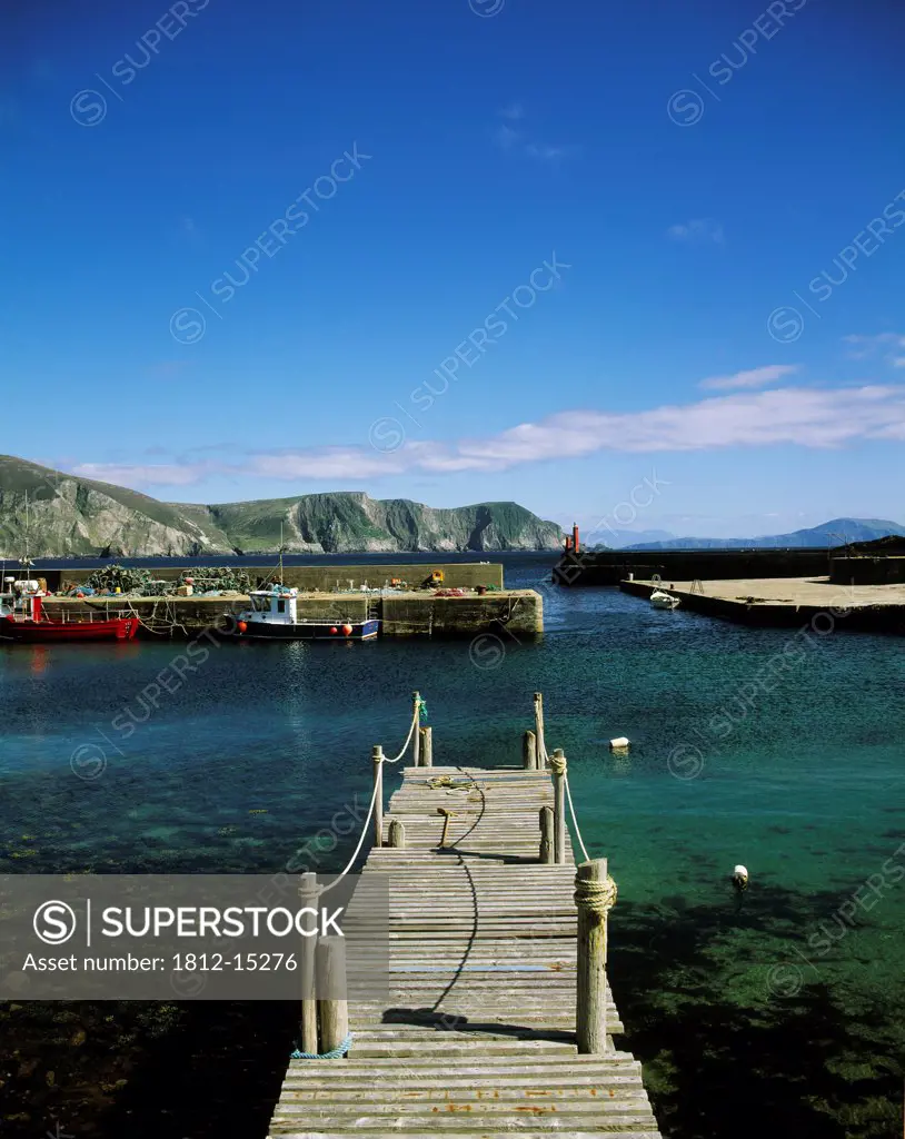 Dock On Achill Island, County Mayo, Republic Of Ireland