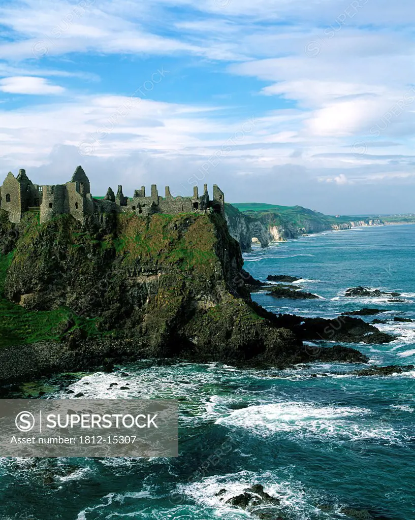Castle At The Seaside, Dunluce Castle, County Antrim, Northern Ireland