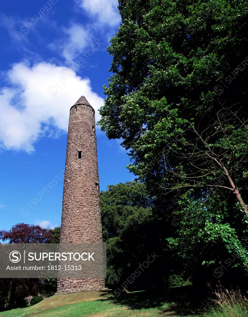 Low Angle View Of A Tower, Antrim Round Tower, County Antrim, Northern Ireland