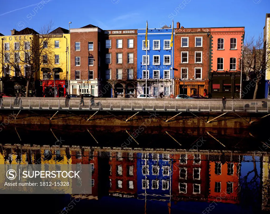 Reflection Of Buildings In Water, Dublin, Northern Ireland