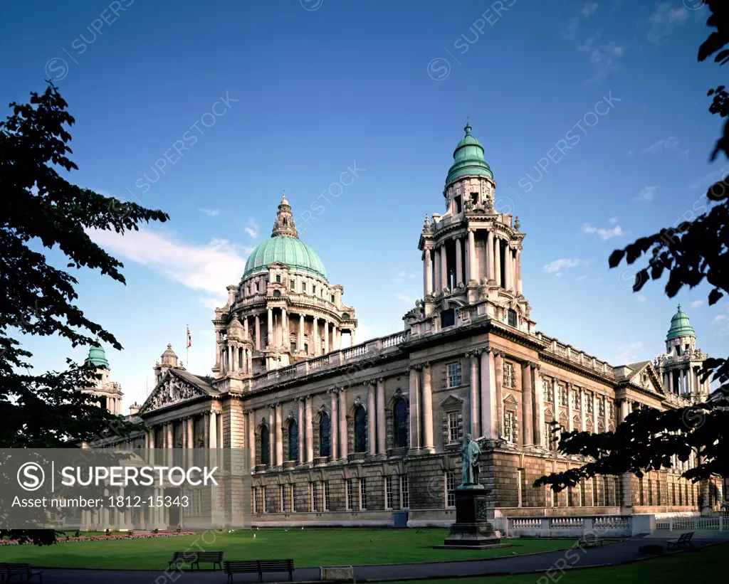 Facade Of A Government Building, Belfast, Northern Ireland
