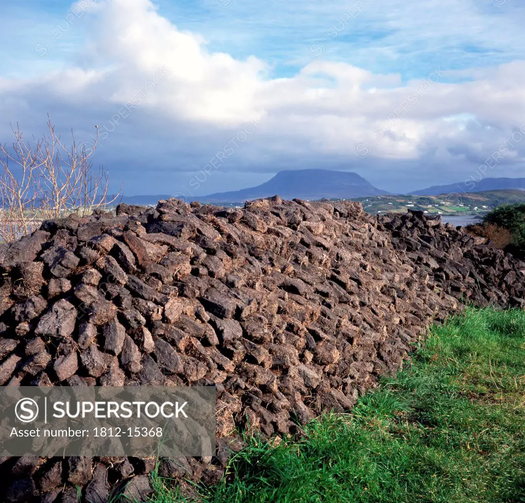 Heap Of Peat, Co. Donegal, Ireland