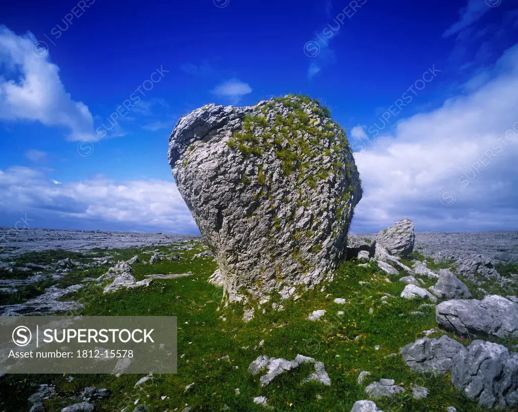 Rock Formations On The Landscape, The Burren, Republic Of Ireland