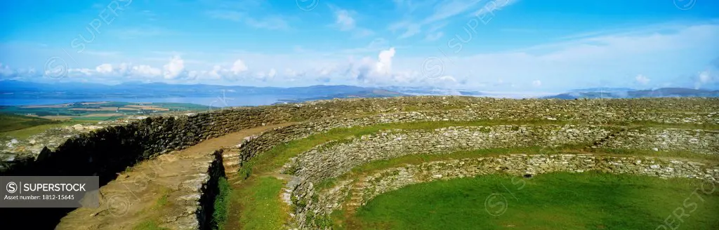 Interiors View Of Grianan Of Aileach, Grianan Of Aileach, County Donegal, Republic Of Ireland
