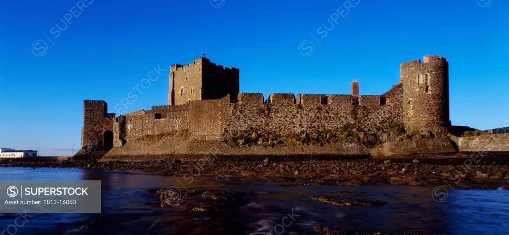 The Norman Castle (1200 Ad), At Carrickfergus, Co Antrim, Ireland