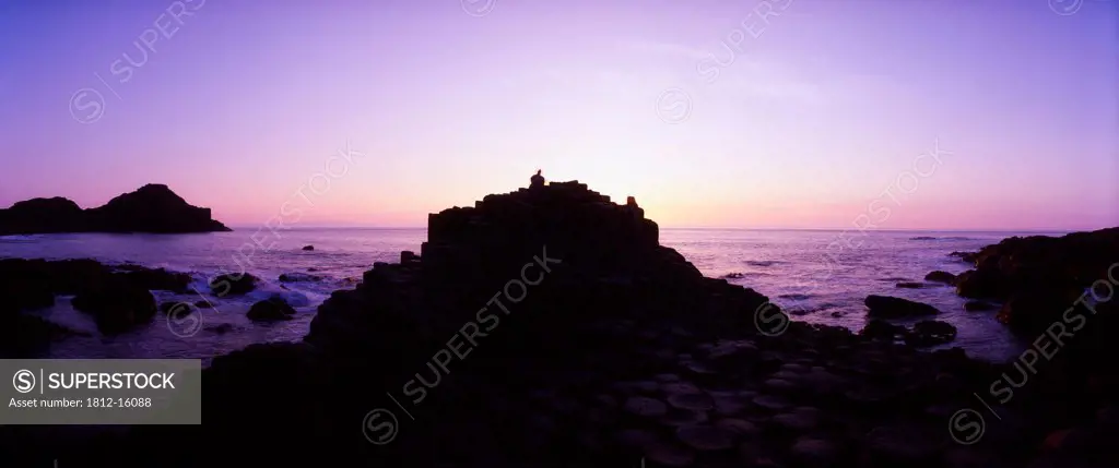 Sunset Over Giant's Causeway, Co Antrim, Ireland