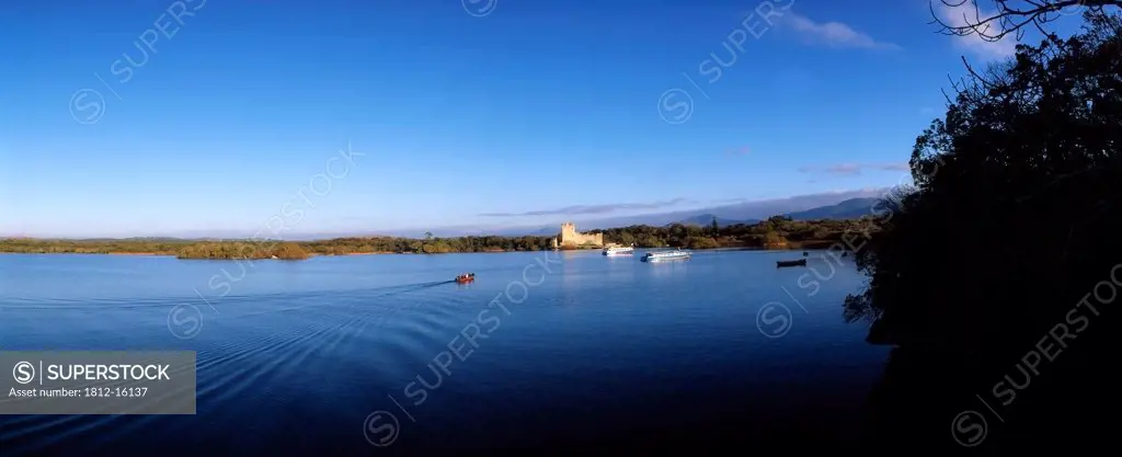 Ross Castle, Lough Leane, Killarney National Park, Co Kerry, Ireland