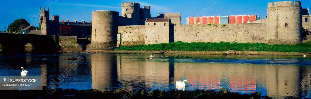 King John's Castle, And River Shannon, Limerick City, Ireland