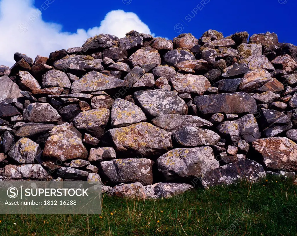 Traditional Stone Wall, Connemara, Co Galway, Ireland