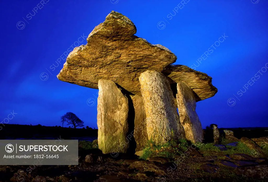 The Burren, County Clare, Ireland; Poulnabrone Dolmen