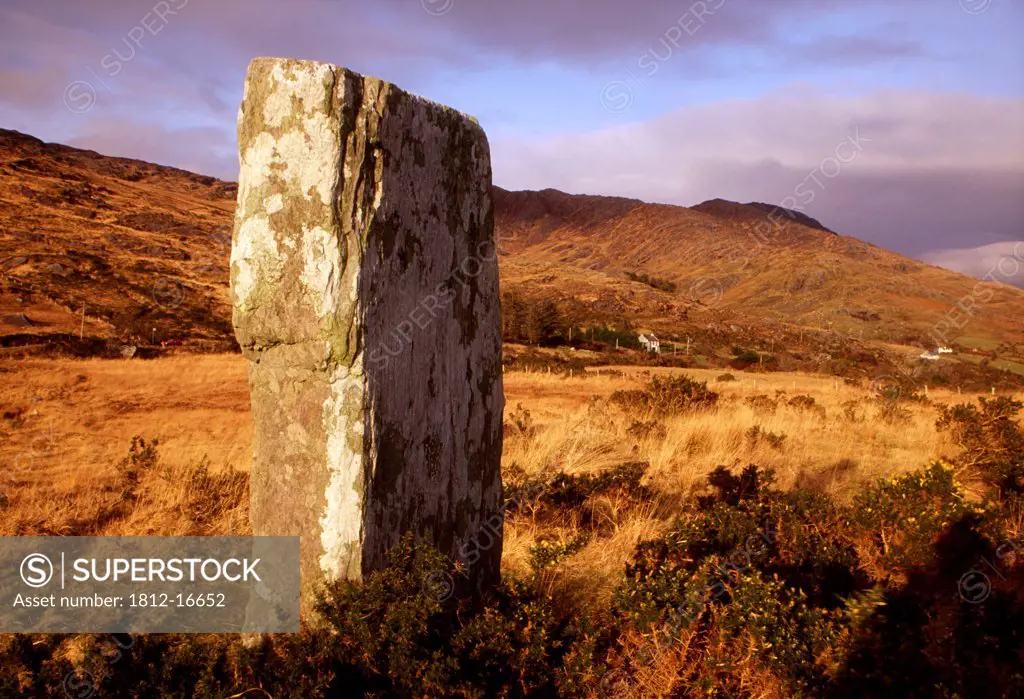 Adrigole, Beara Peninsula, County Cork, Ireland; Leitrim Beg Standing Stone